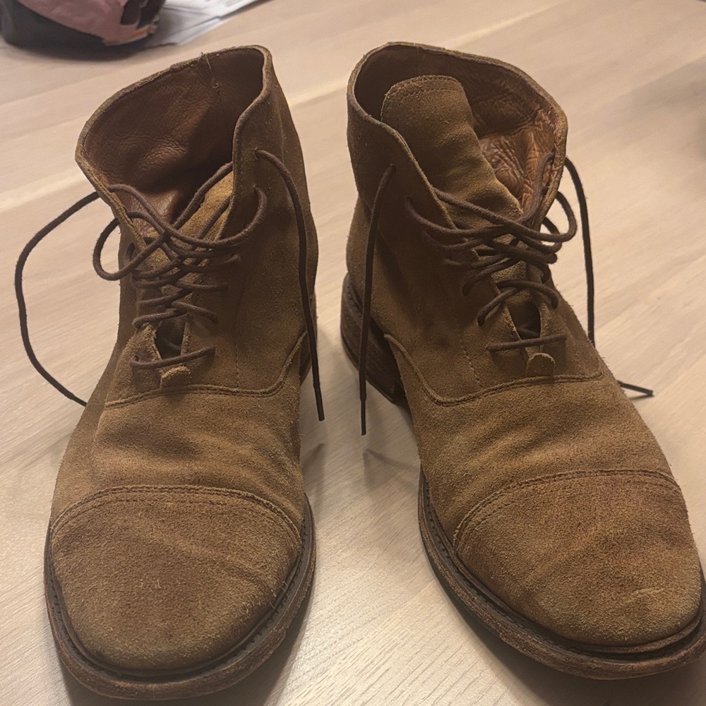 Frye Tan Suede Chukka Boots